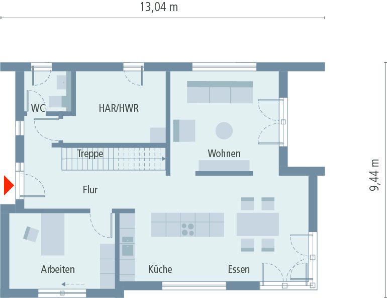 Ihr schickes Haus für die ganze Familie ! Mit einem Grundstück berechnet !
