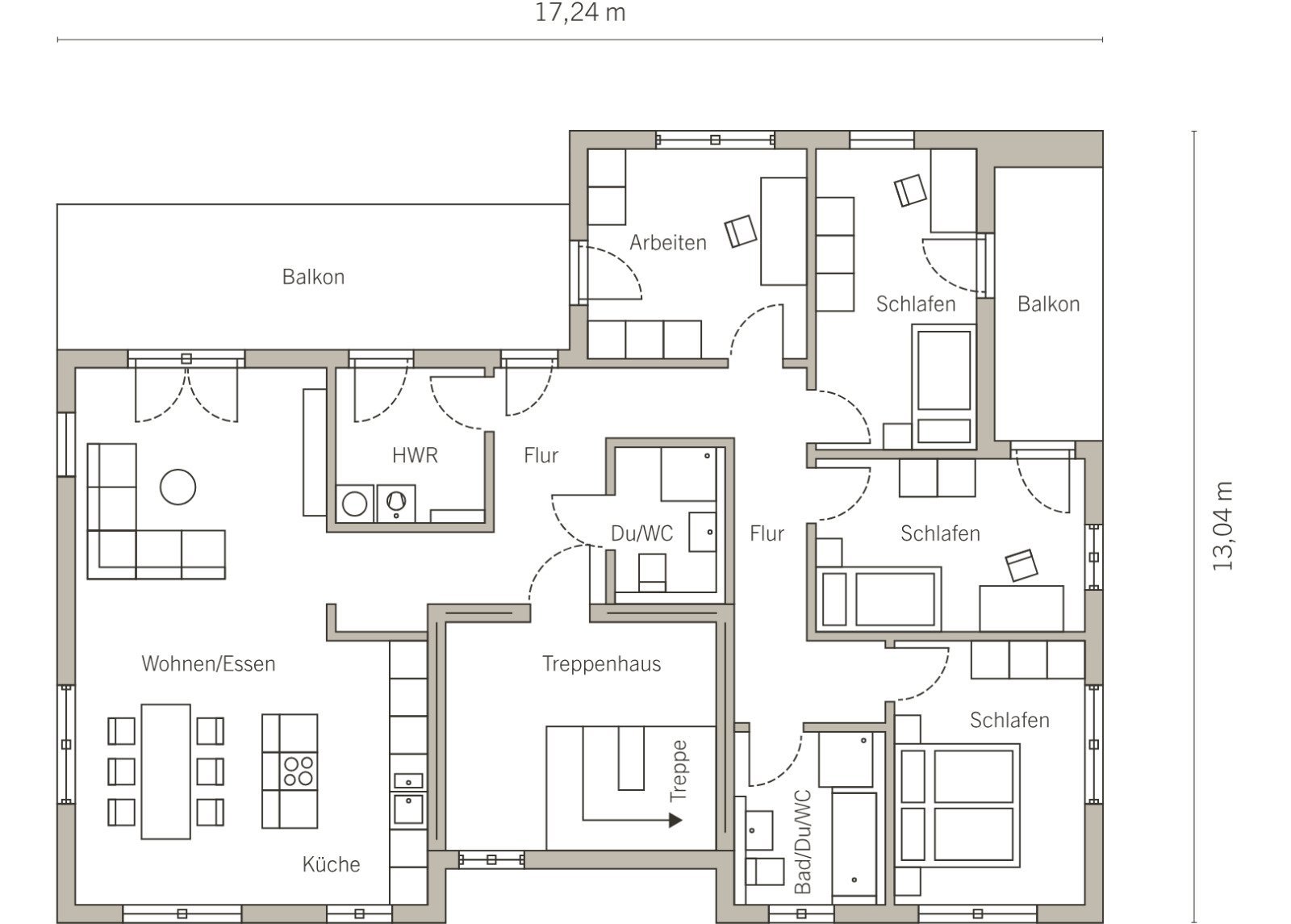 Penthouse mit großer Terrasse + 2 Wohnungen