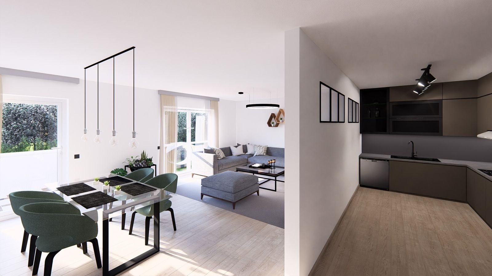 Projektiert für die Zukunft: Modernes Vierfamilienhaus in durchdachtem Design