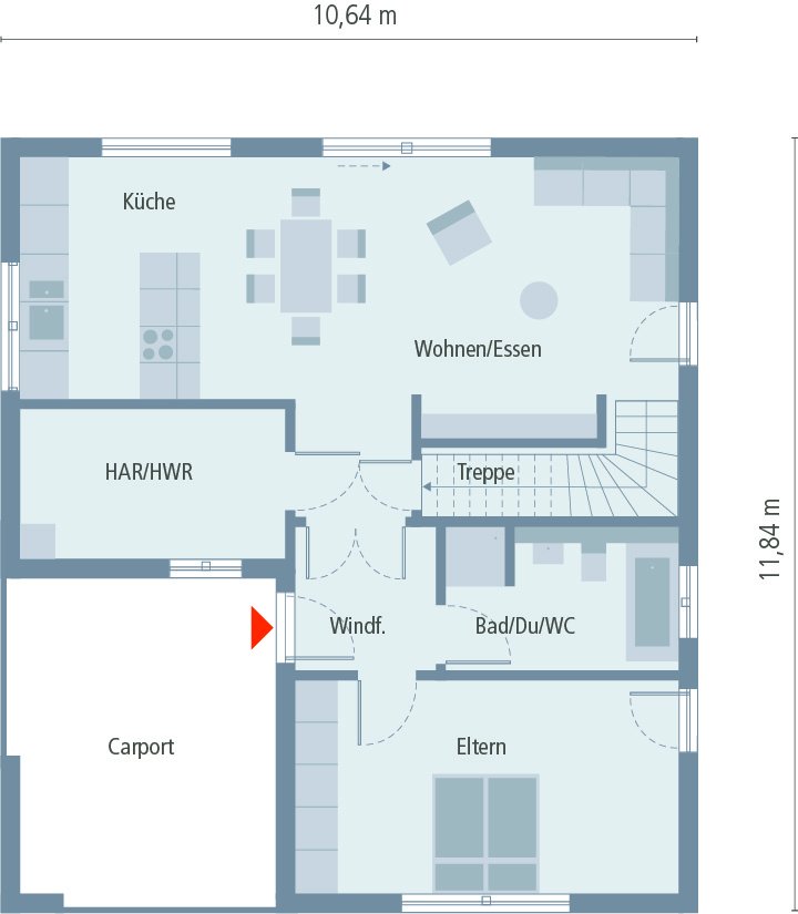 Haus = gepaart mit Wohnkomfort, Platz und Liebe ! Preis inklusive Grundstück !