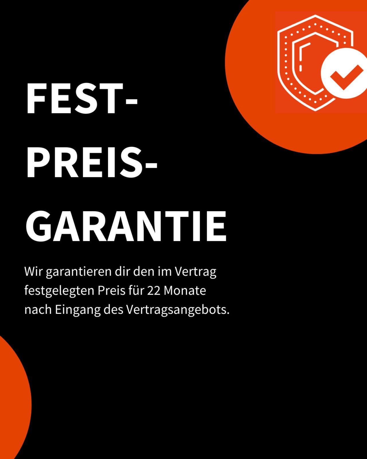 Fest-Preis-Garantie Fest-Preis-Garantie