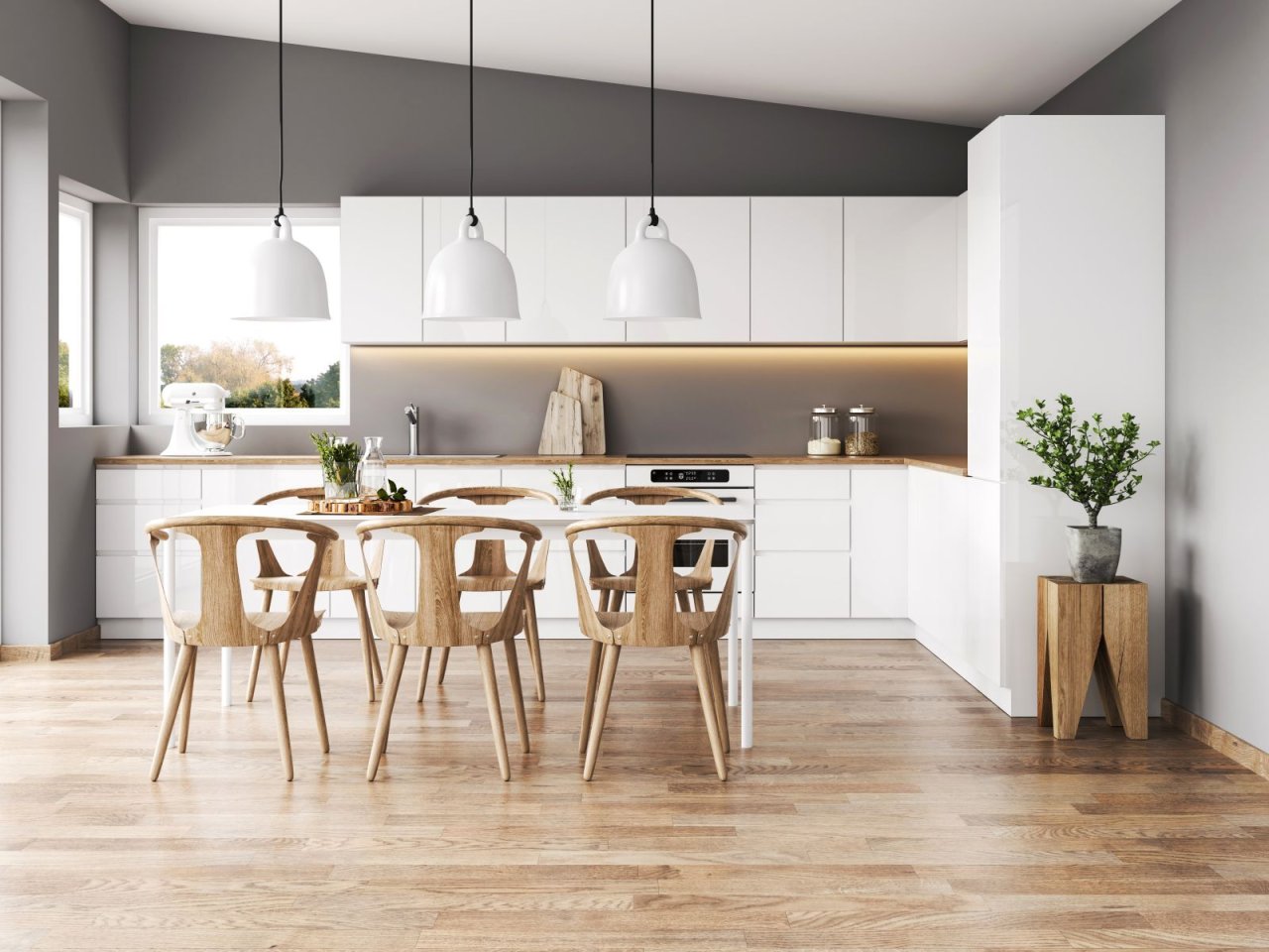 Ansicht Esszimmer/Küche EG Ansicht Esszimmer/Küche EG