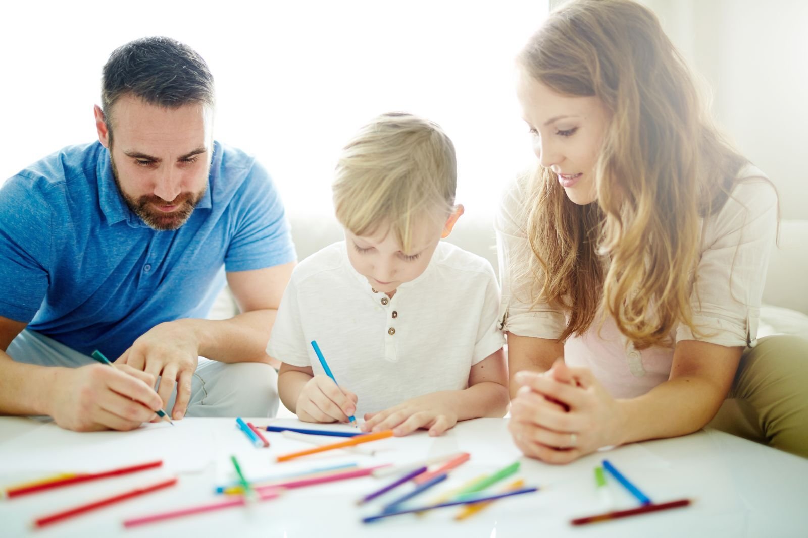 Glückliche Familie