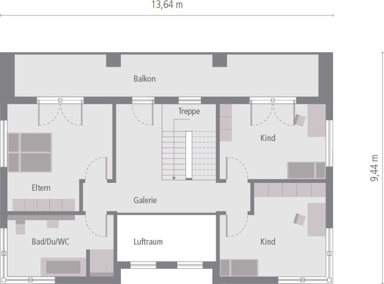 Grundriss Obergeschoss Grundriss Obergeschoss