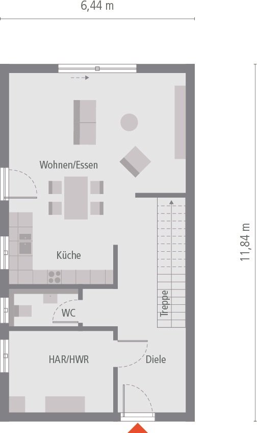 Grundriss Erdgeschoss Grundriss Erdgeschoss
