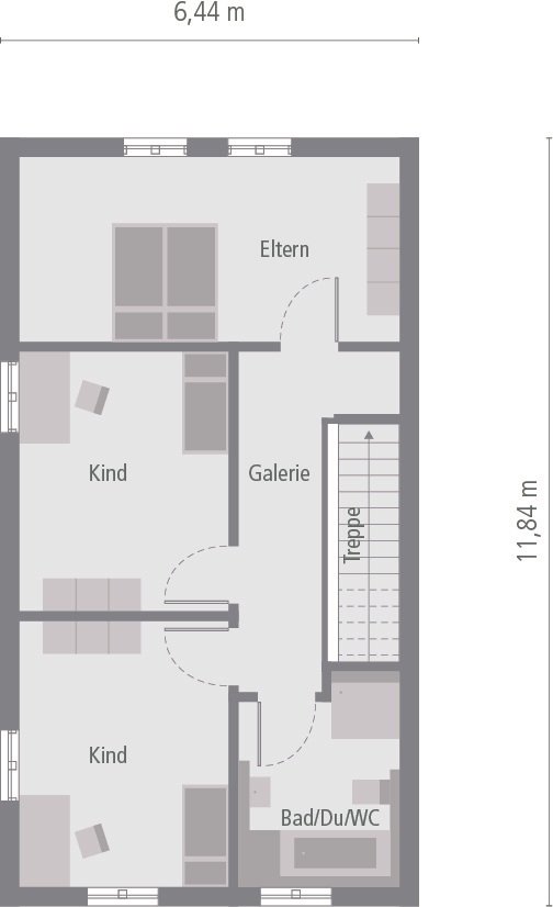 Grundriss Obergeschoss Grundriss Obergeschoss