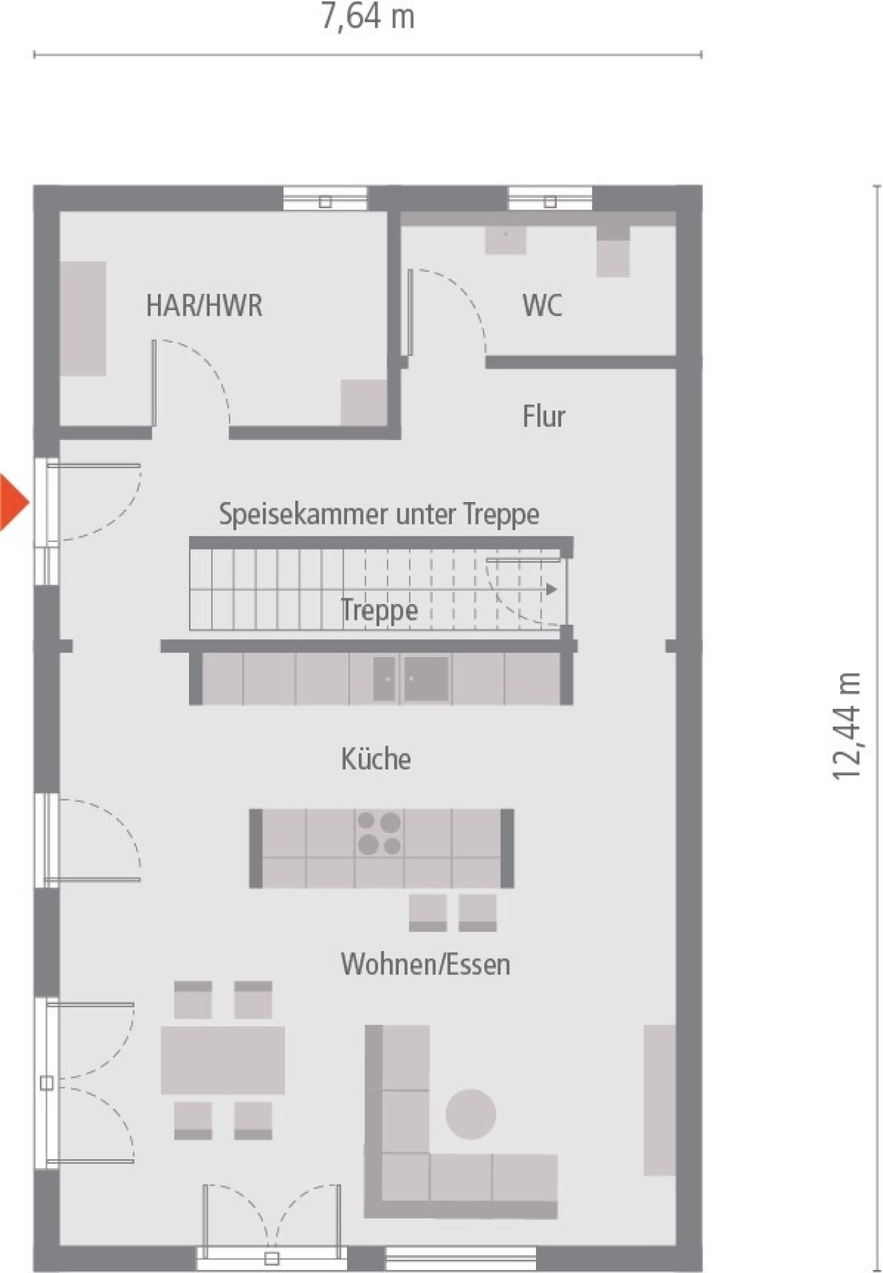 Grundriss Erdgeschoss Grundriss Erdgeschoss
