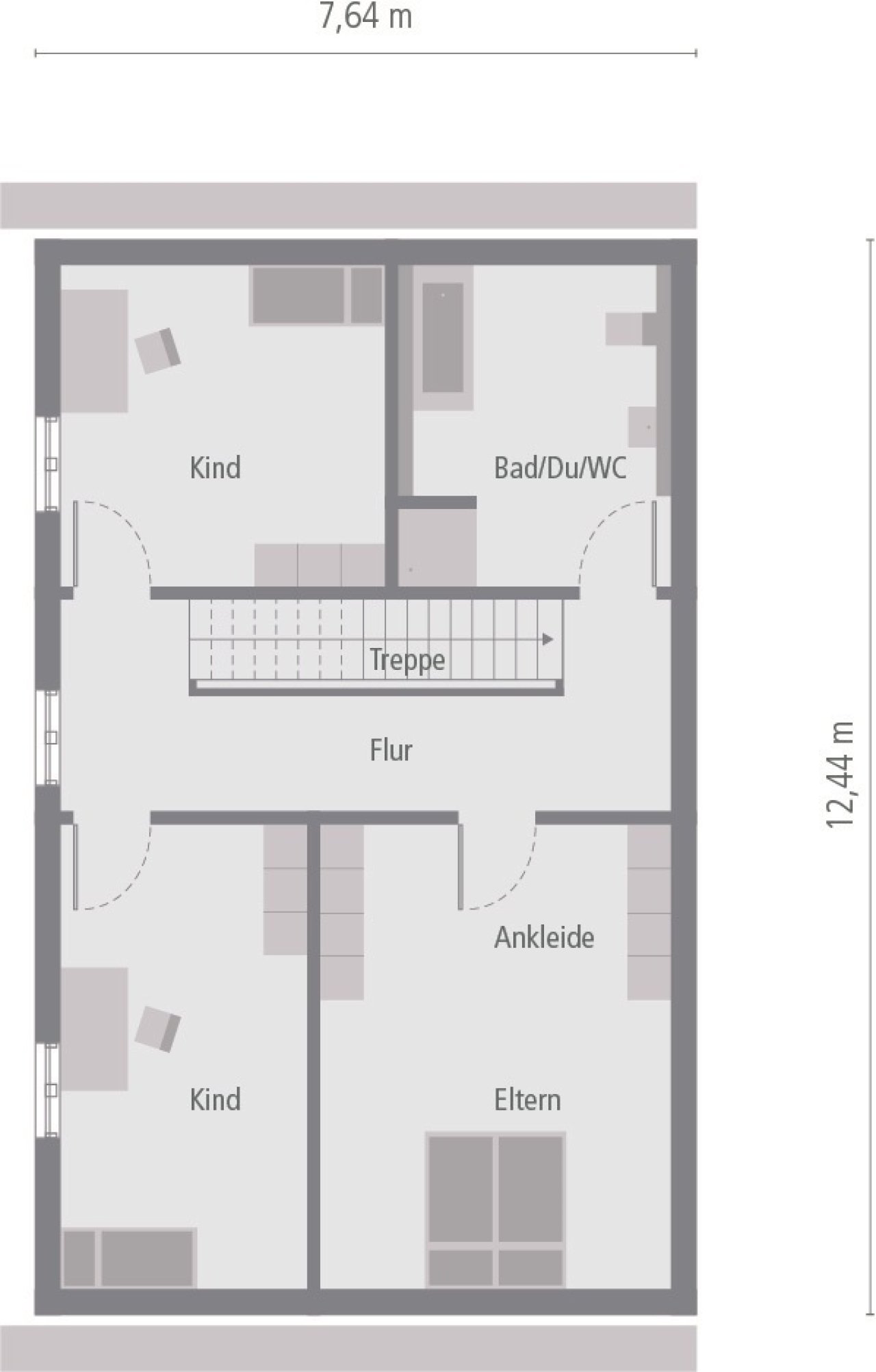 Grundriss Obergeschoss Grundriss Obergeschoss