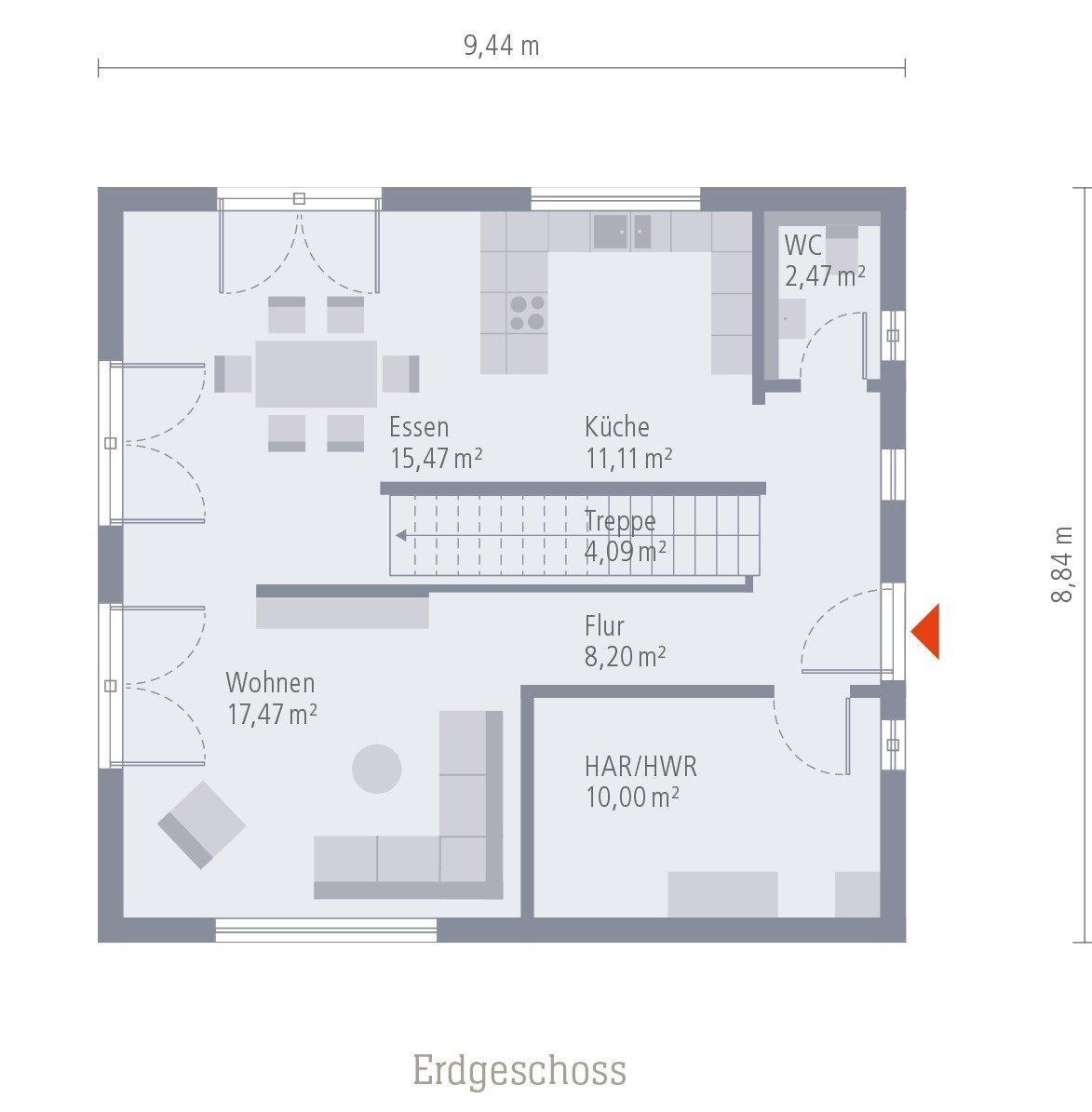 Grundriss Erdgeschoss Grundriss Erdgeschoss
