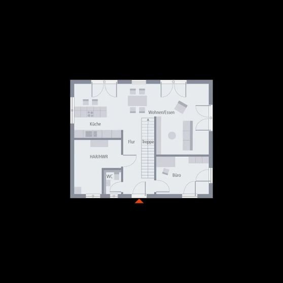 Stadtvilla Grundriss EG .... Stadtvilla Grundriss EG ....