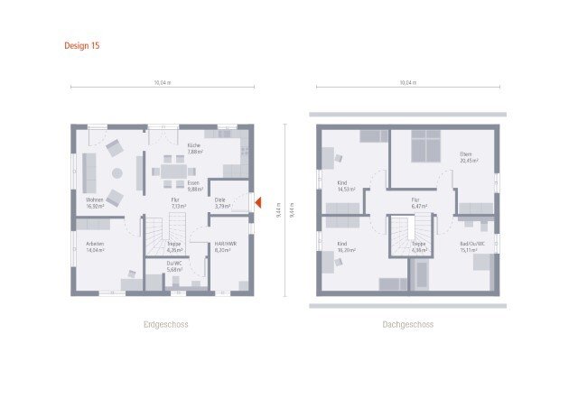 Design Grundrisse EG - DG Design Grundrisse EG - DG