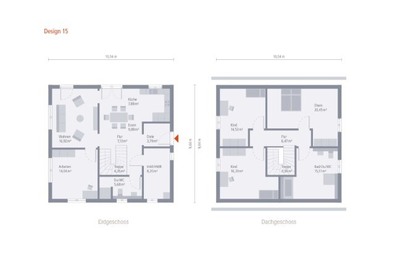 Design Grundrisse EG - DG Design Grundrisse EG - DG