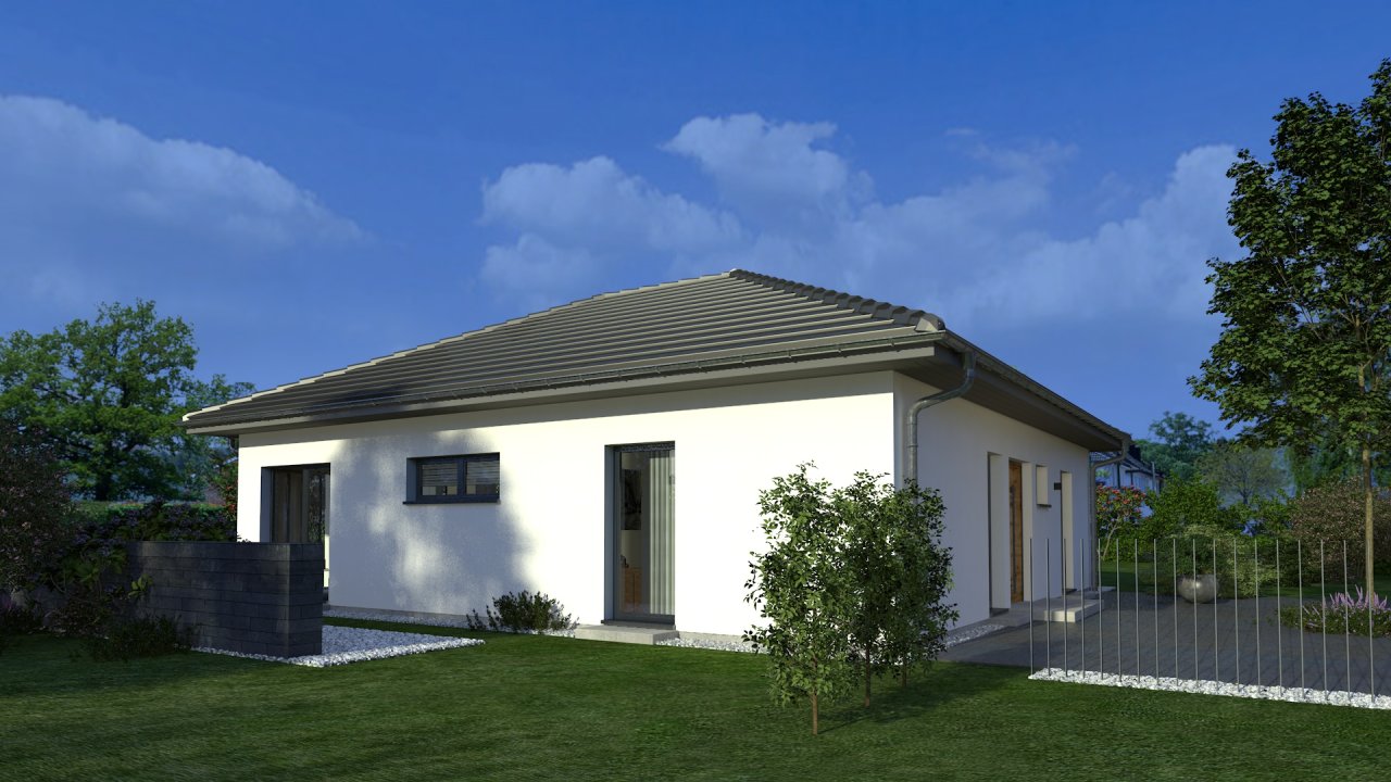 OKAL Bungalow--Walm aussen OKAL Bungalow--Walm aussen