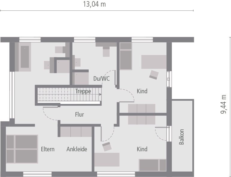 Grundriss Obergeschoss Grundriss Obergeschoss