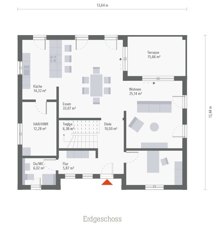 Grundriss Erdgeschoss Grundriss Erdgeschoss