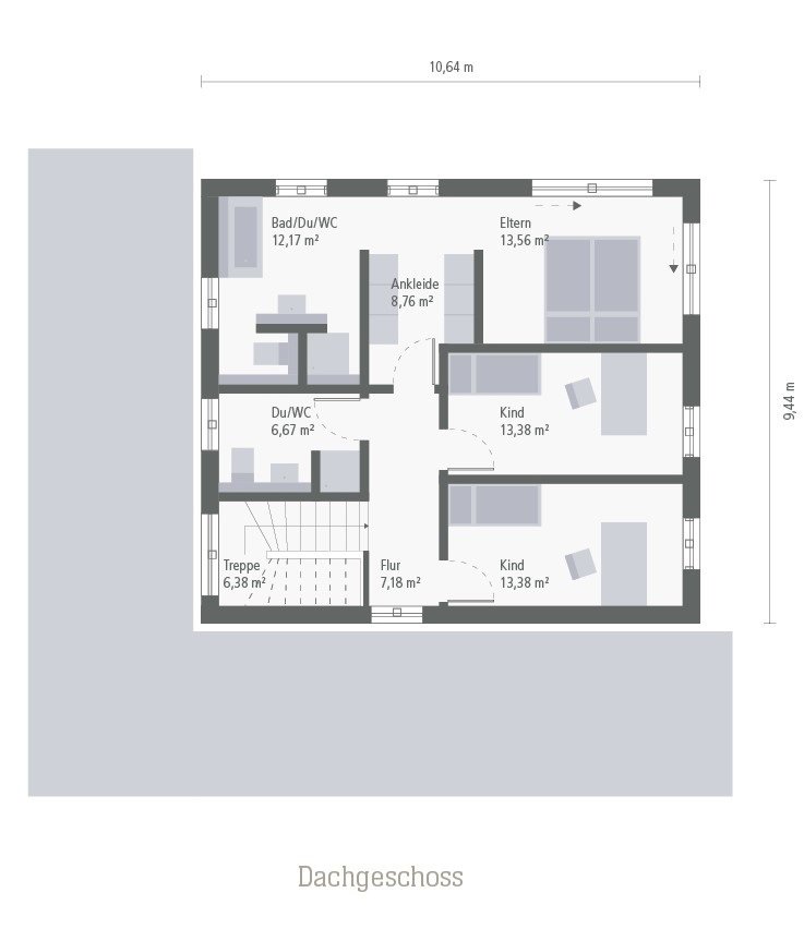 Grundriss Obergeschoss Grundriss Obergeschoss