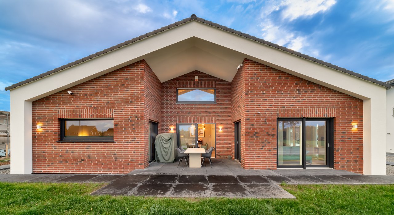 Bungalow MH Stelle Gartenansicht Bungalow MH Stelle Gartenansicht