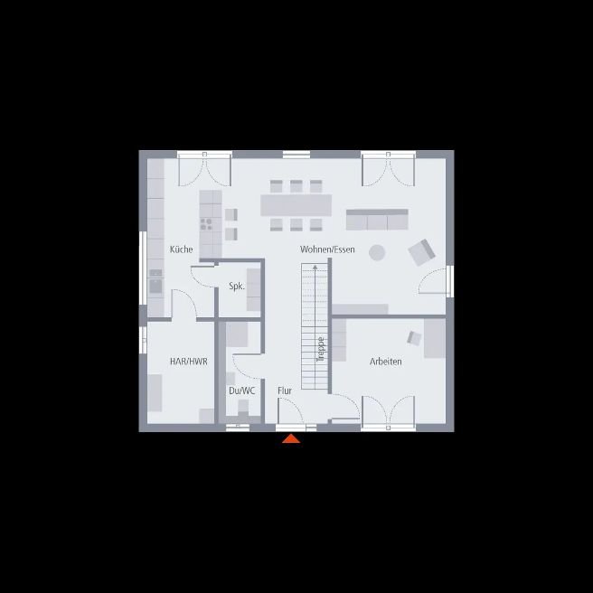 Stadtvilla Grundriss EG Stadtvilla Grundriss EG