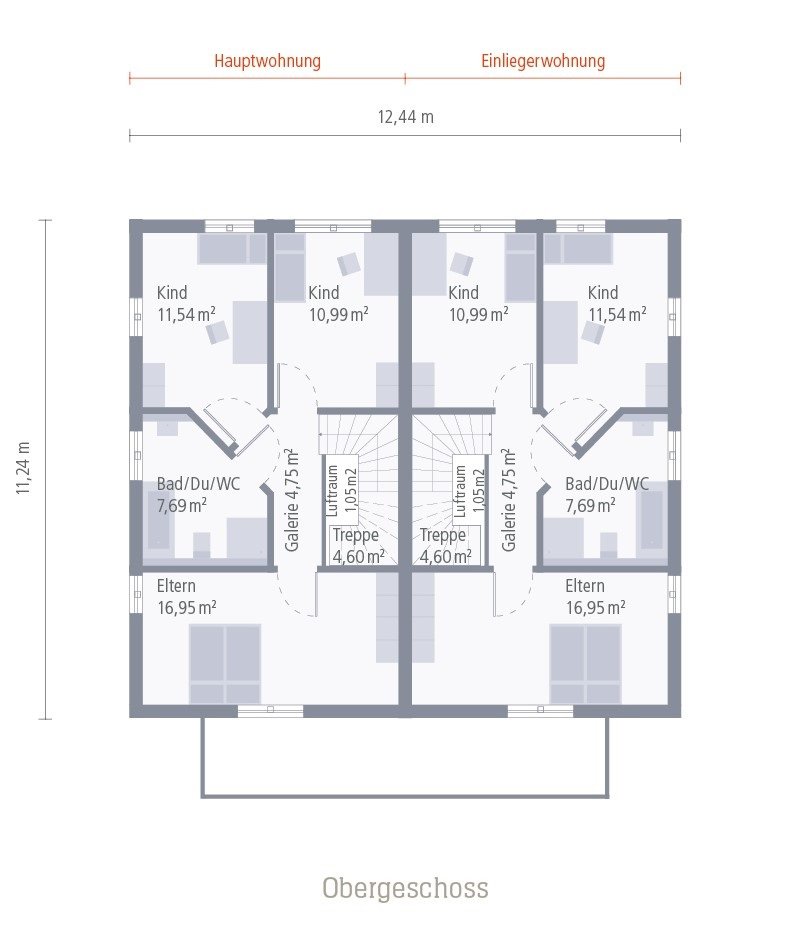 Grundriss Obergeschoss Grundriss Obergeschoss