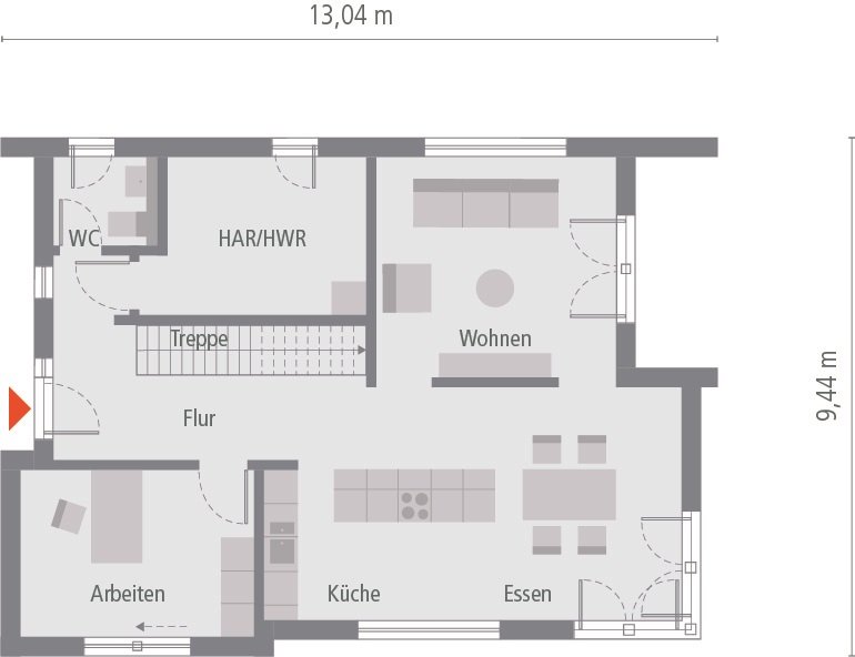 Grundriss Erdgeschoss Grundriss Erdgeschoss