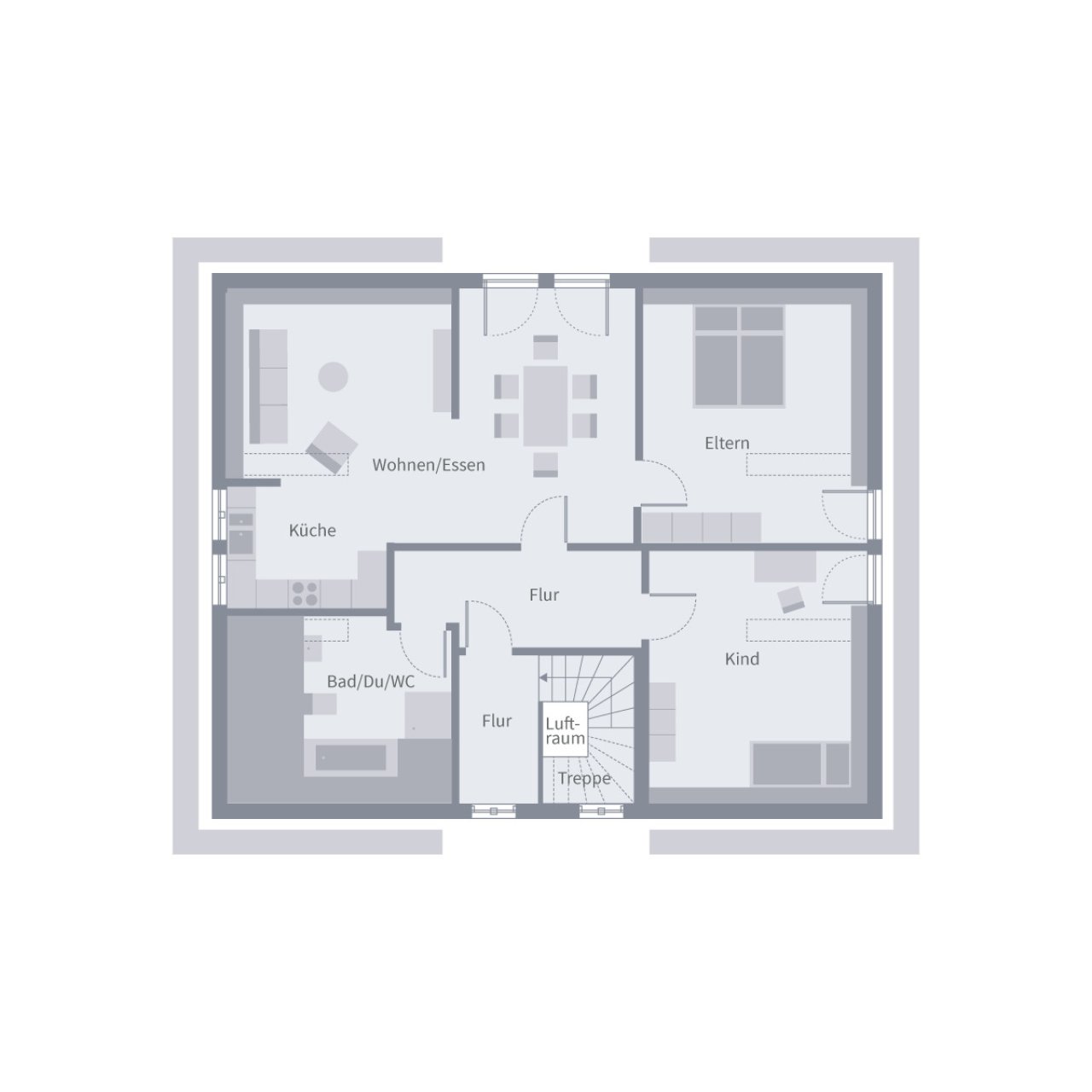 Grundriss Obergeschoss Grundriss Obergeschoss