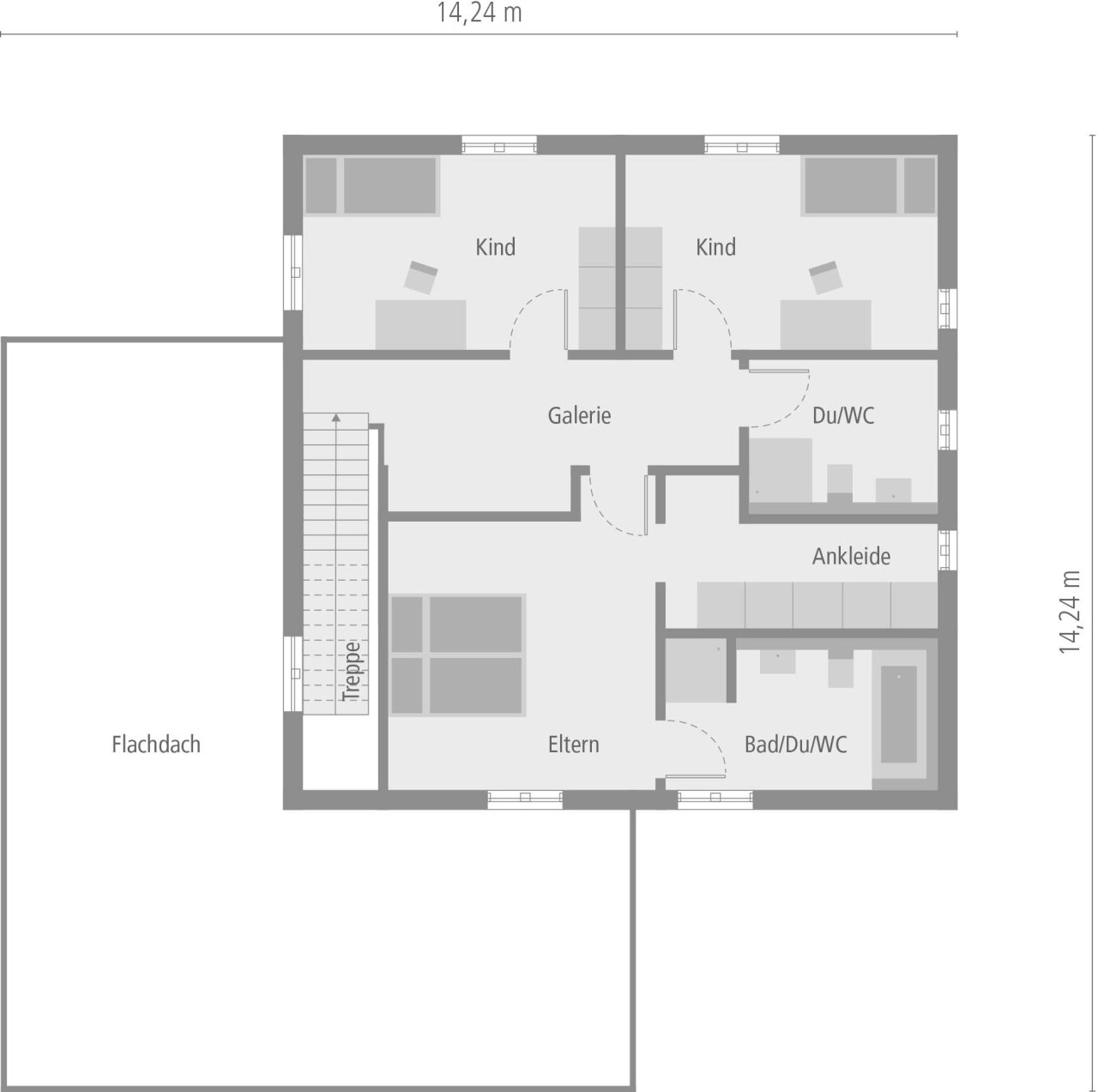 Grundriss Obergeschoss Grundriss Obergeschoss