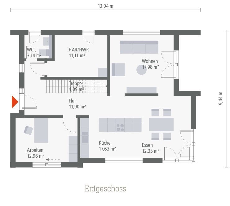 Grundriss Erdgeschoss Grundriss Erdgeschoss