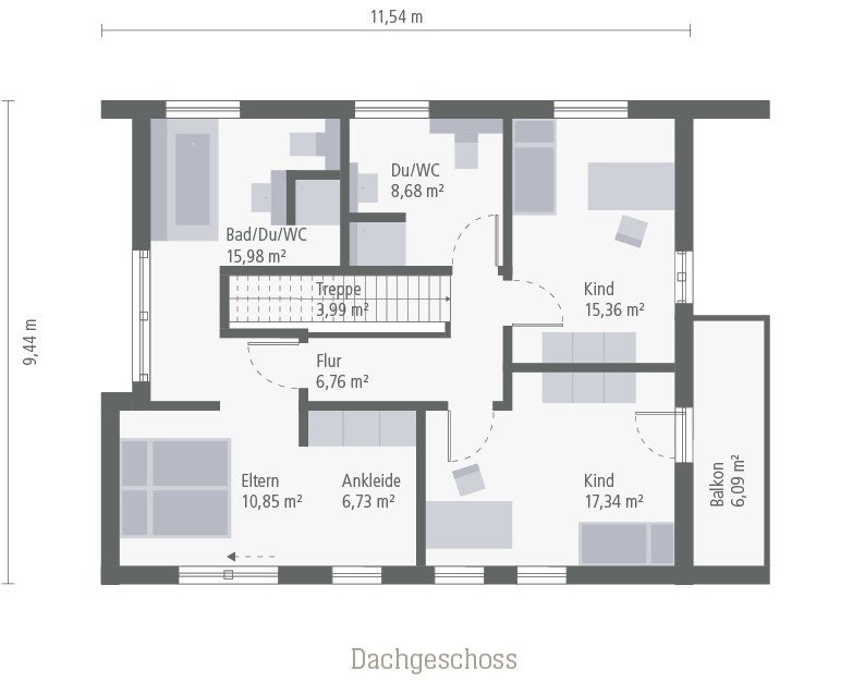 Grundriss Obergeschoss Grundriss Obergeschoss