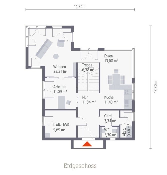 Grundriss Erdgeschoss Grundriss Erdgeschoss