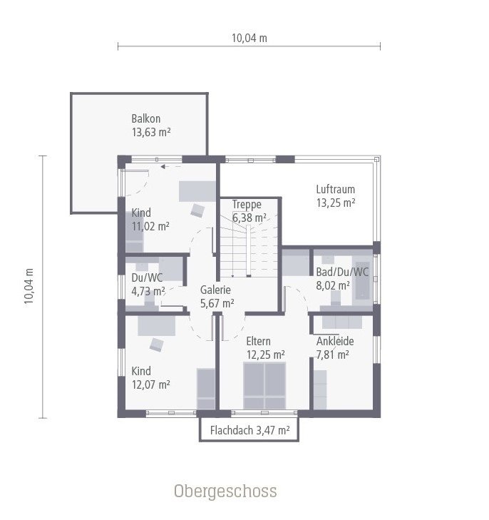 Grundriss Obergeschoss Grundriss Obergeschoss