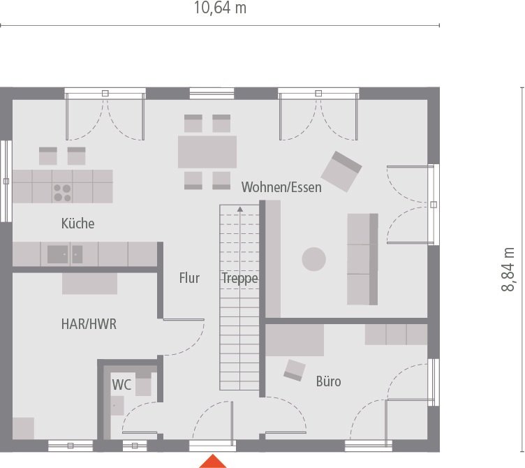 Grundriss Erdgeschoss Grundriss Erdgeschoss
