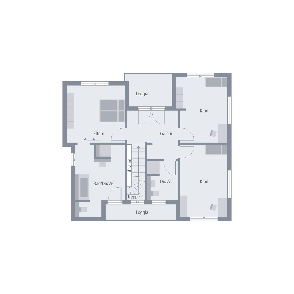 Grundriss Obergeschoss Grundriss Obergeschoss