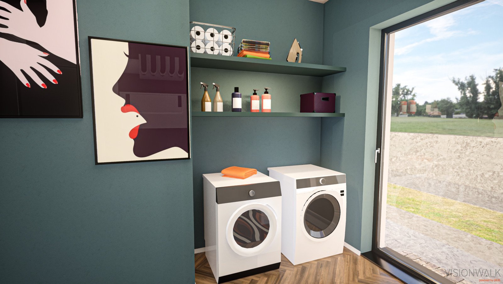 Ansicht Hauswirtschaftsraum Ansicht Hauswirtschaftsraum