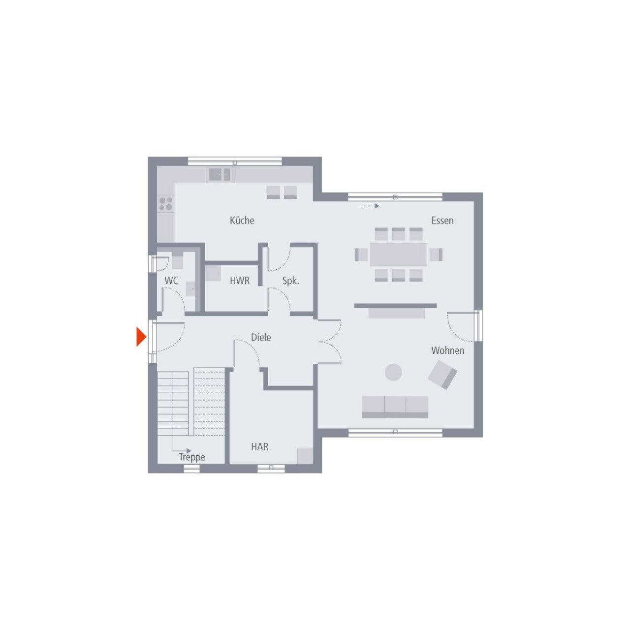 Grundriss Erdgeschoss Grundriss Erdgeschoss