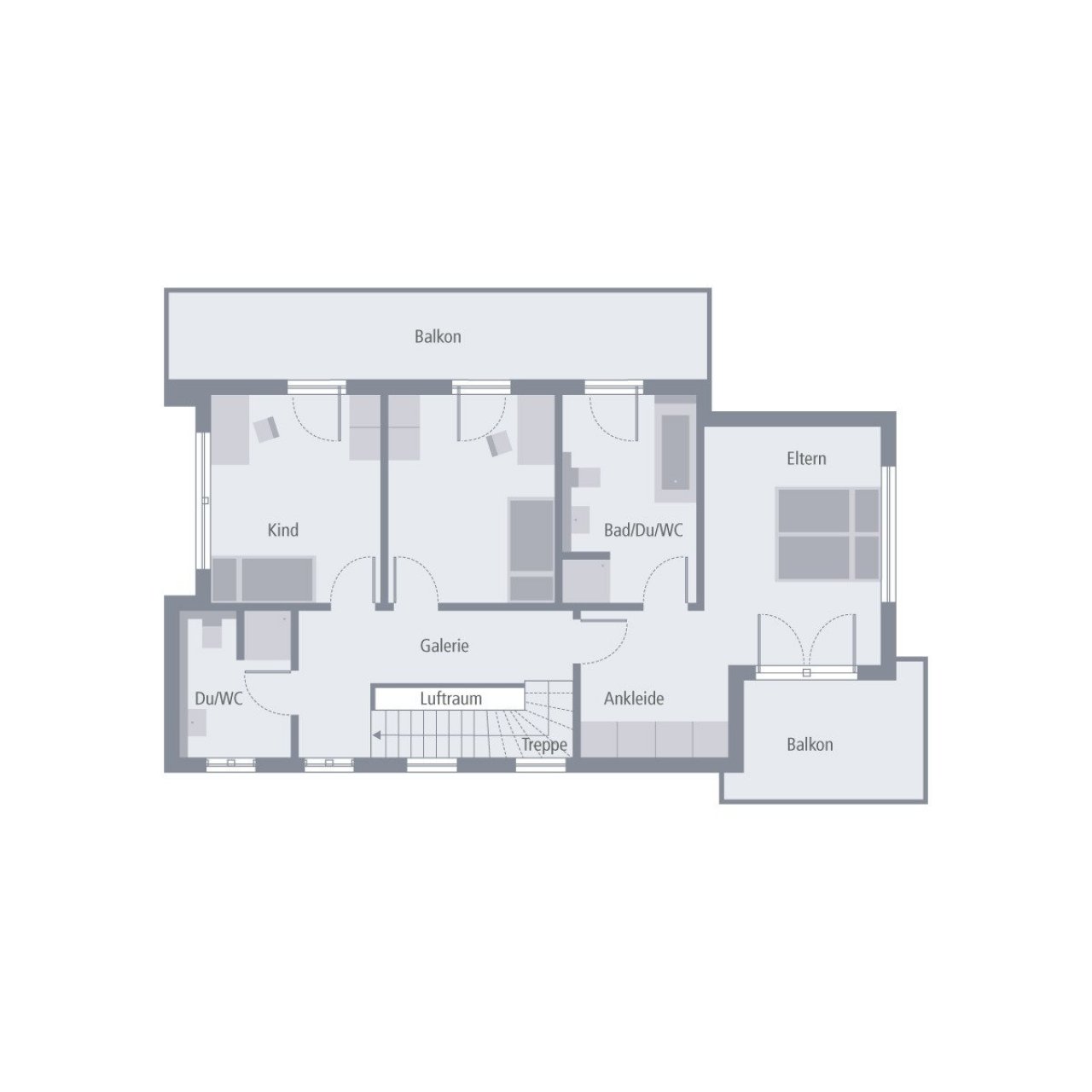 Grundriss Obergeschoss Grundriss Obergeschoss