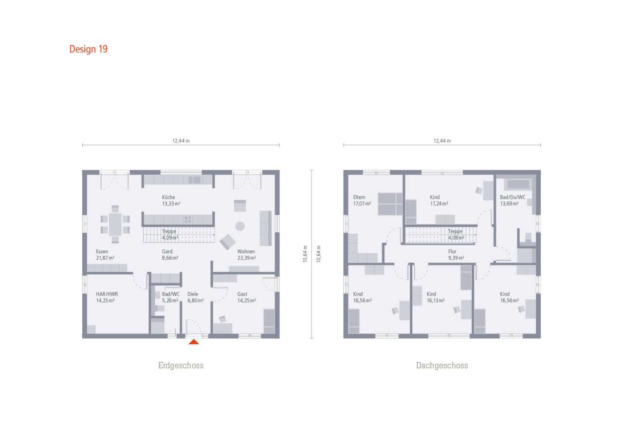 Design Grundrisse EG - DG Design Grundrisse EG - DG