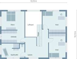 Grundriss Obergeschoss