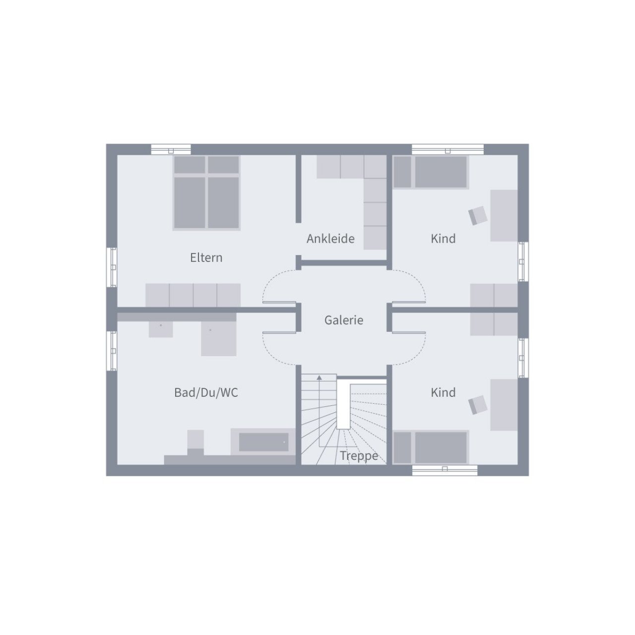 Grundriss Obergeschoss Grundriss Obergeschoss