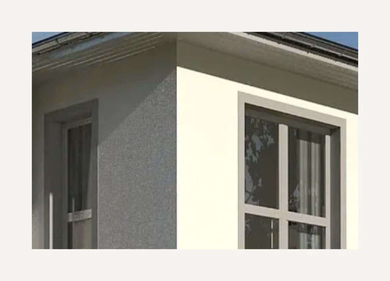 Stadtvilla 23 – Fenster-Wand-Relation – mit Passepartout