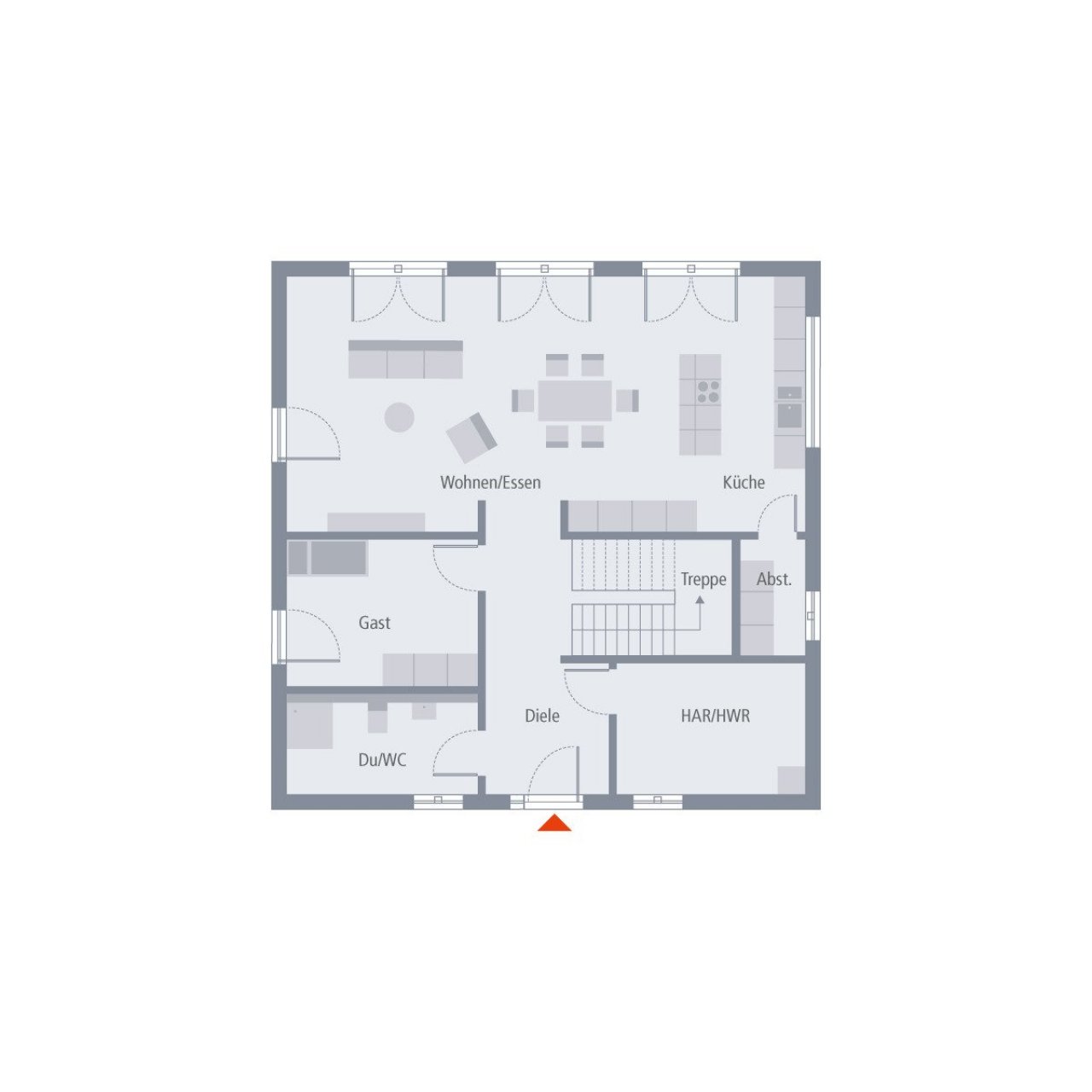 Grundriss Erdgeschoss