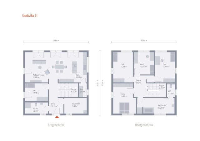 Stadtvilla  Grundriss