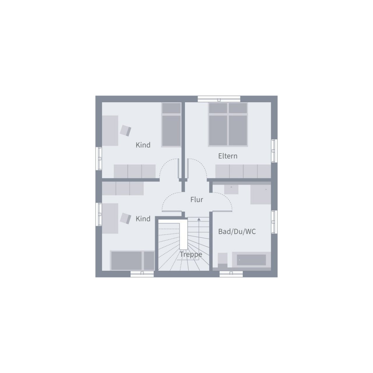 Grundriss Obergeschoss