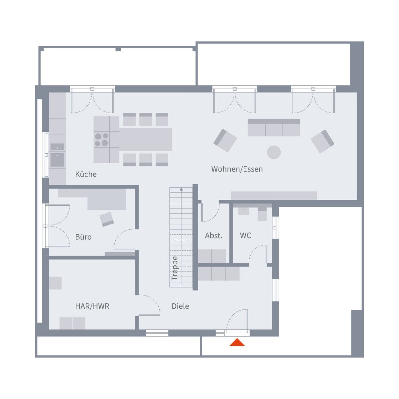 Grundriss Erdgeschoss Grundriss Erdgeschoss