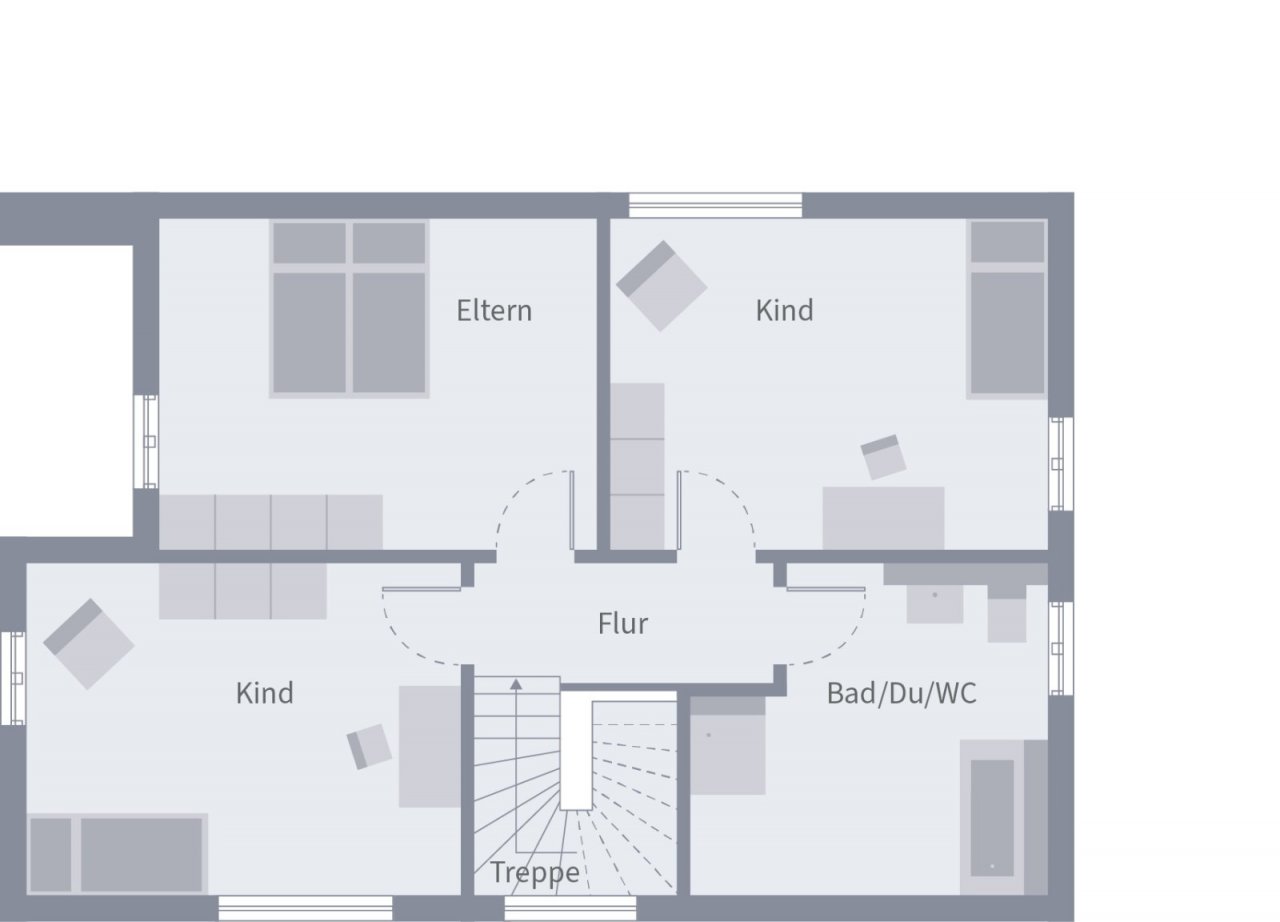 Grundriss Obergeschoss