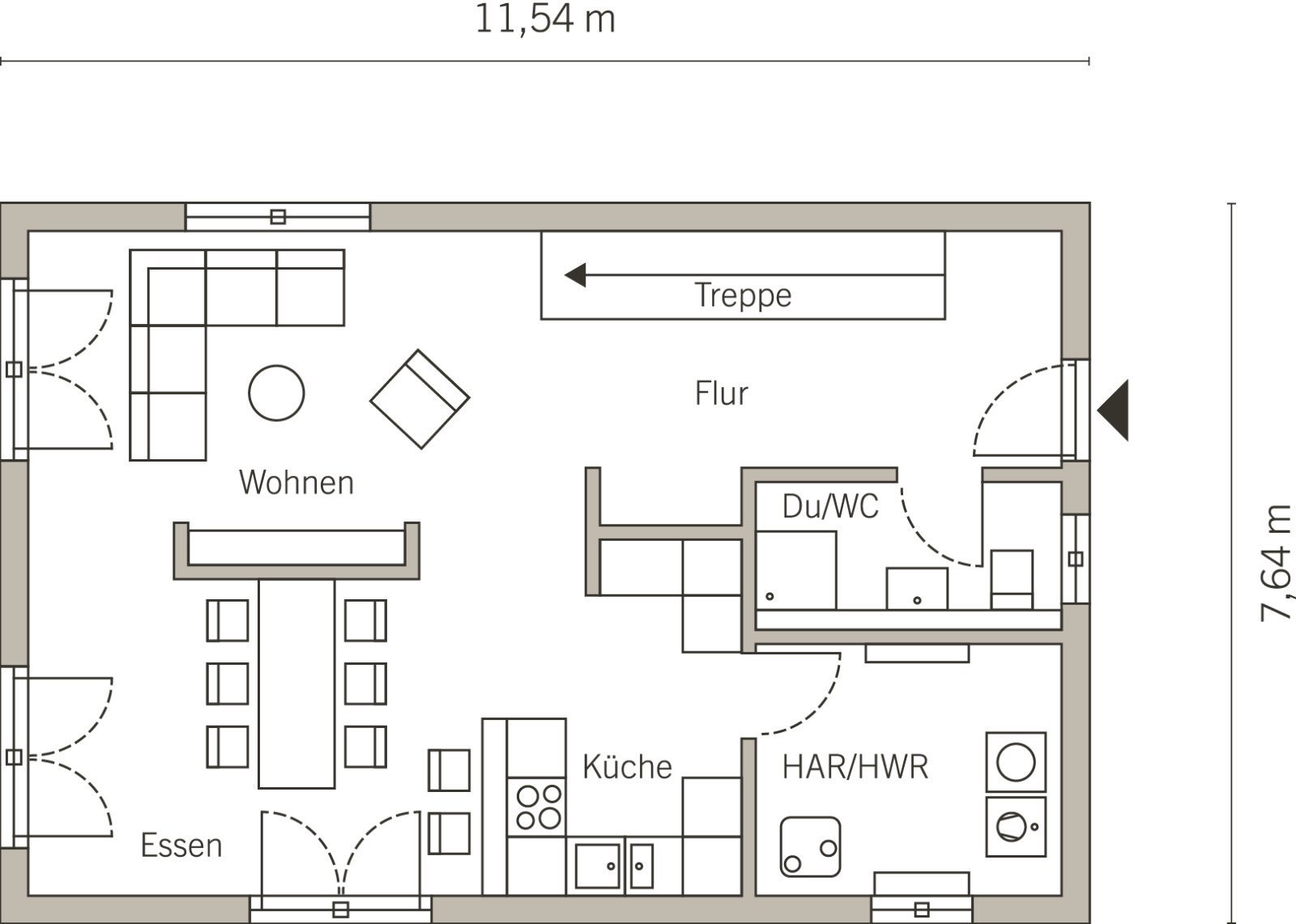 Grundriss Erdgeschoss Grundriss Erdgeschoss