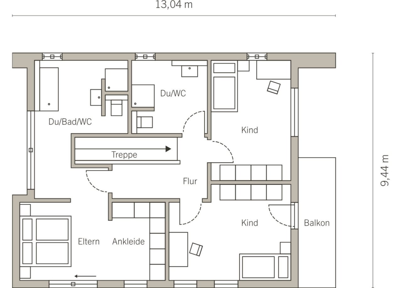 Grundriss Dachgeschoss