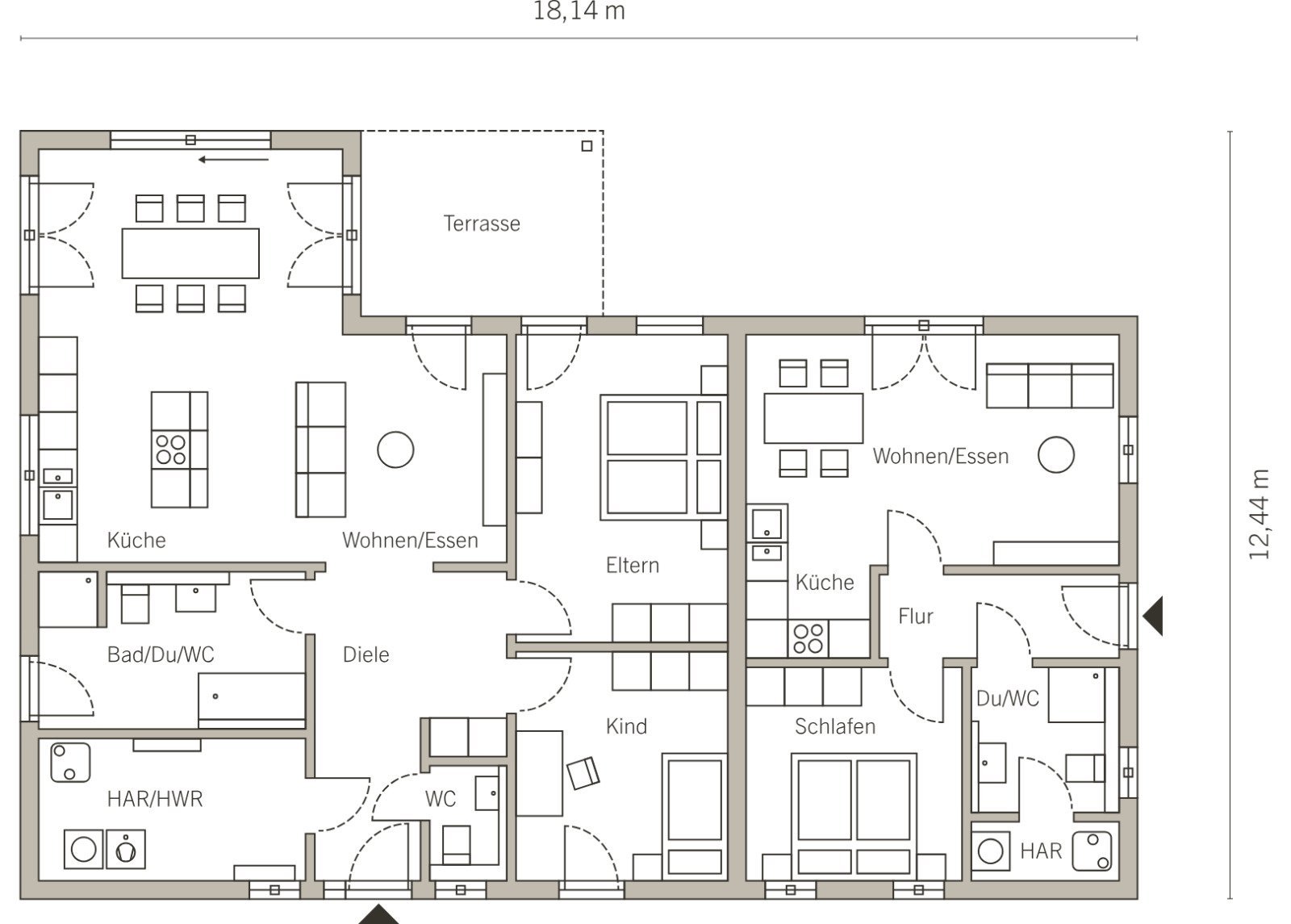 Grundriss Erdgeschoss