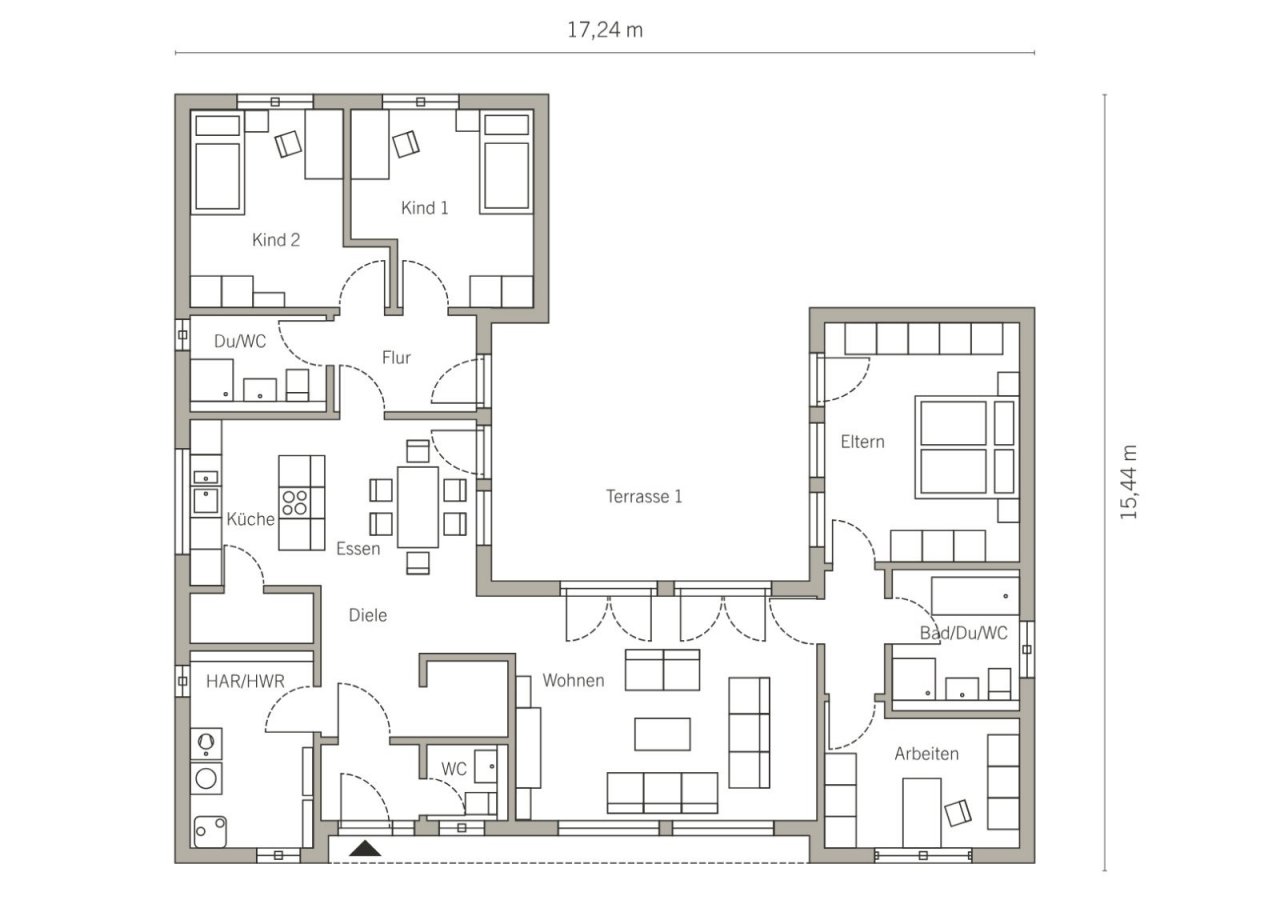 Grundriss Erdgeschoss