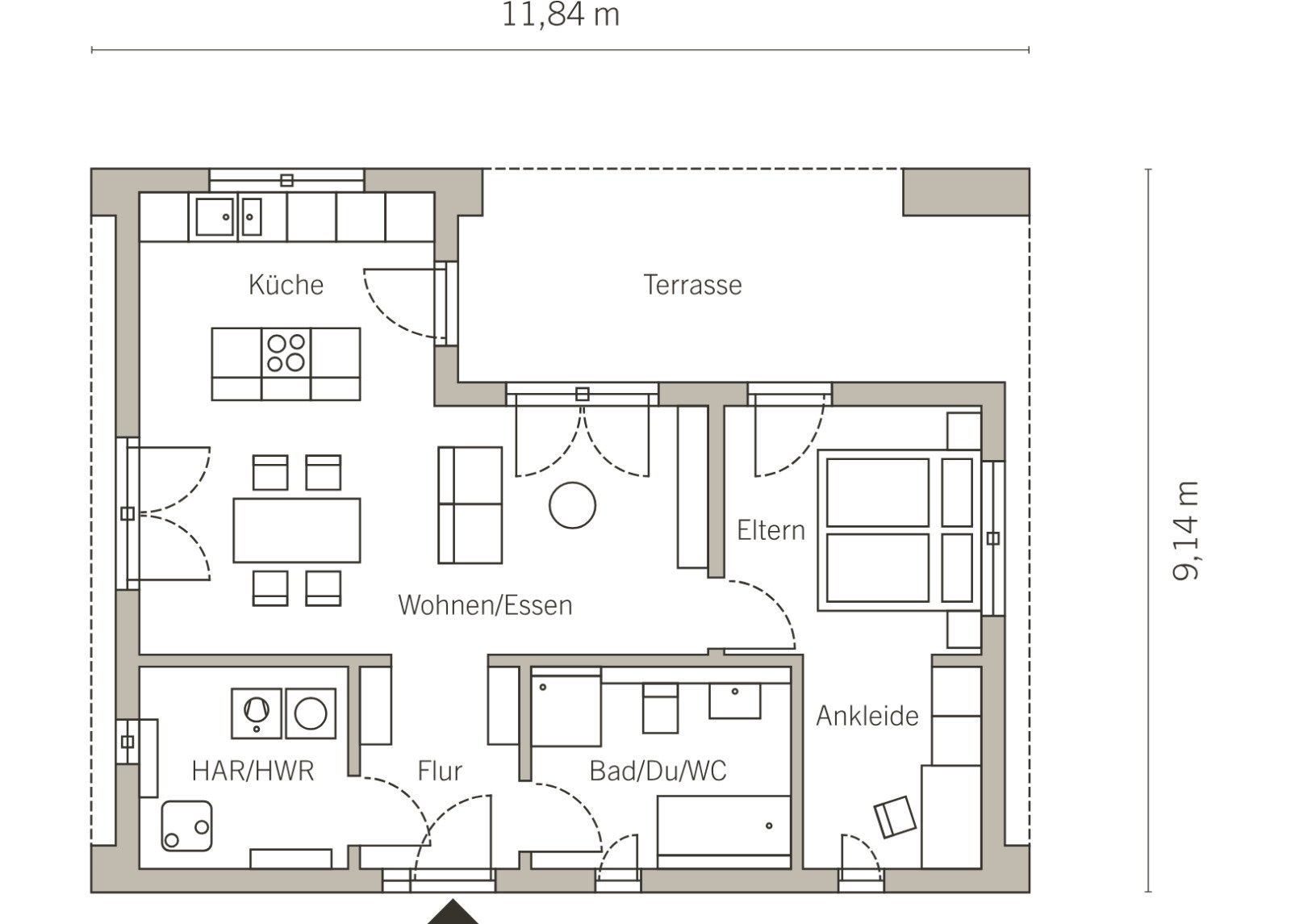 Grundriss Erdgeschoss Grundriss Erdgeschoss