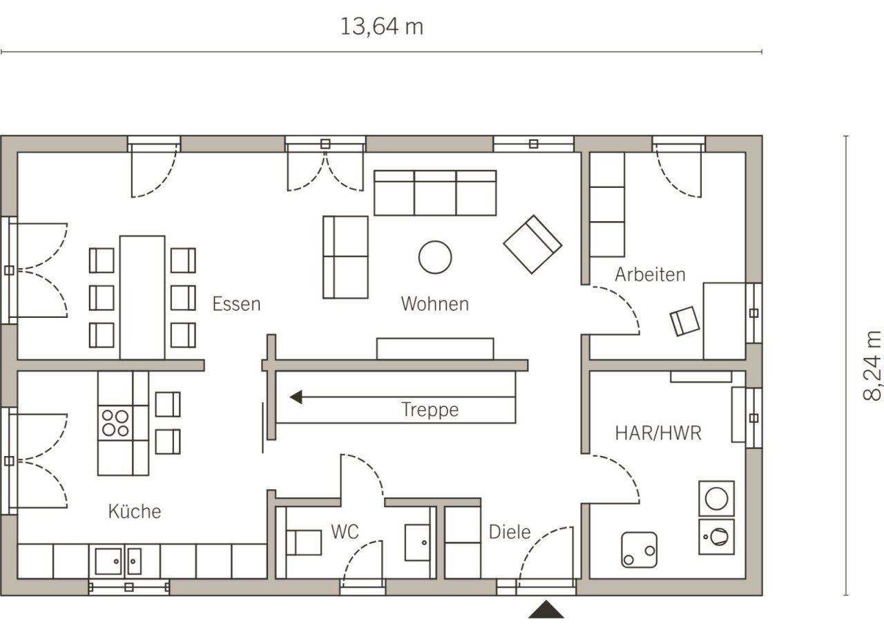 Grundriss Erdgeschoss